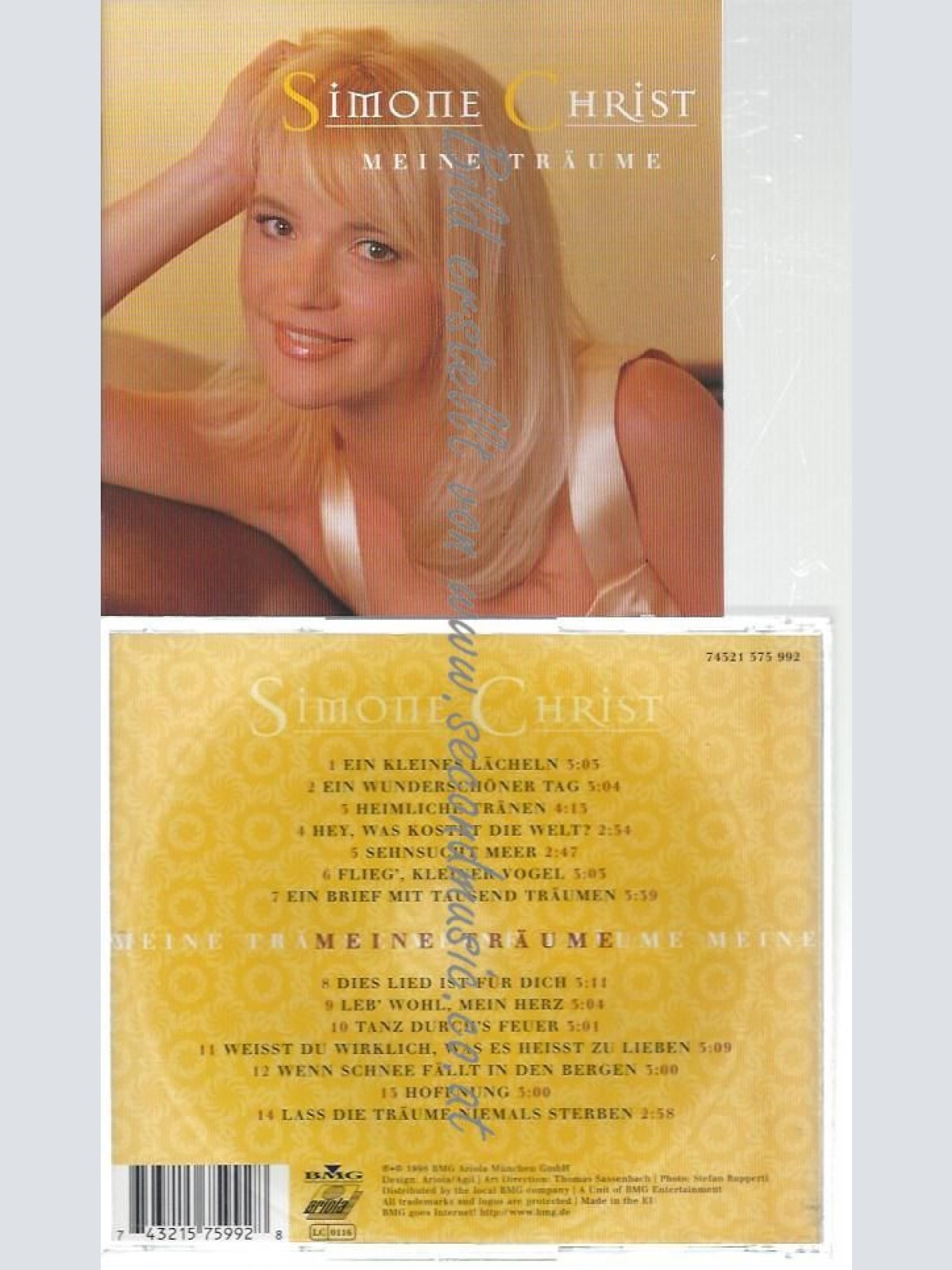 CD--SIMONE CHRIST--    MEINE TRÄUME