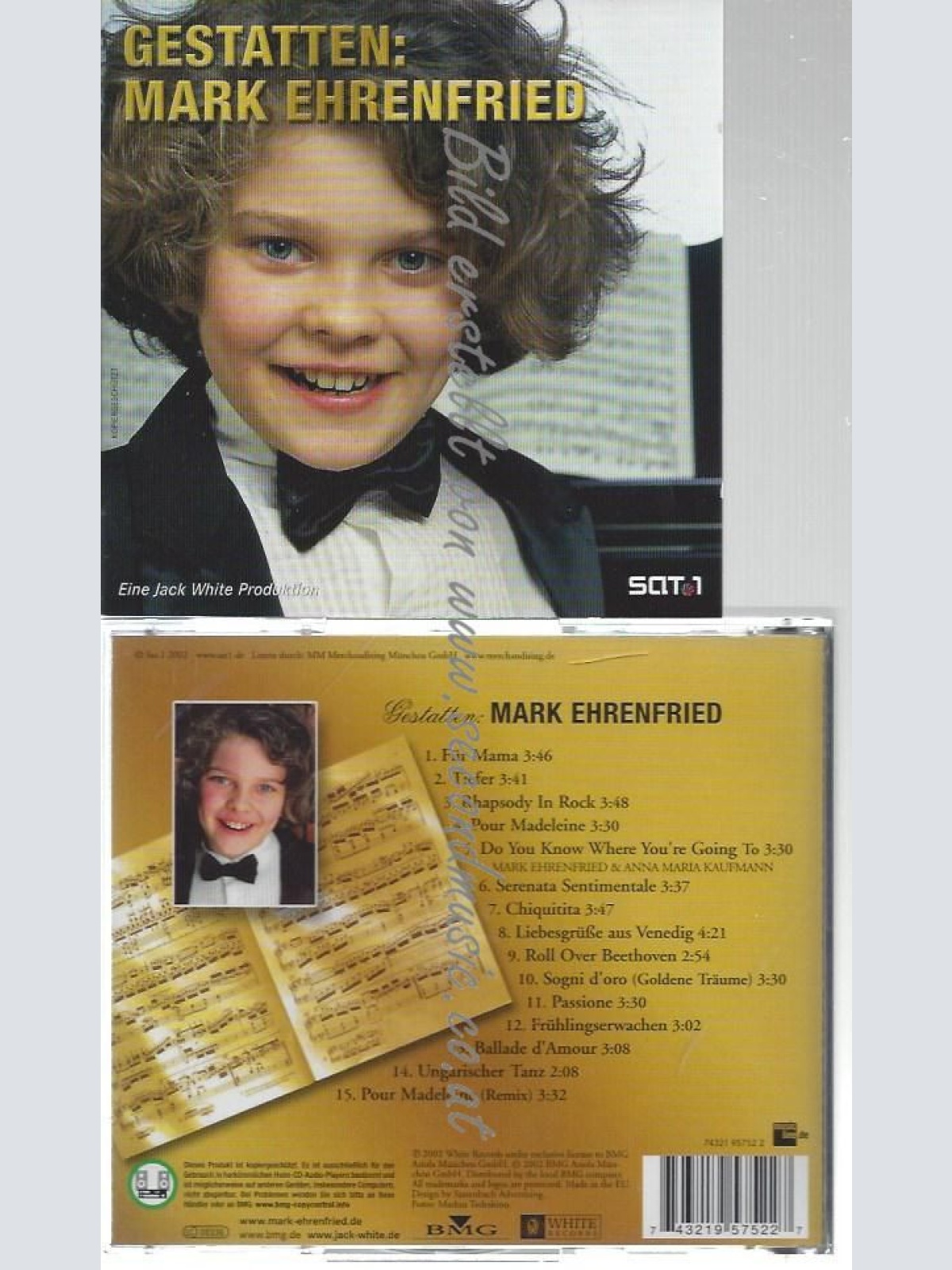 CD--EHRENFRIED,MARK--    GESTATTEN: MARK EHRENFRIED