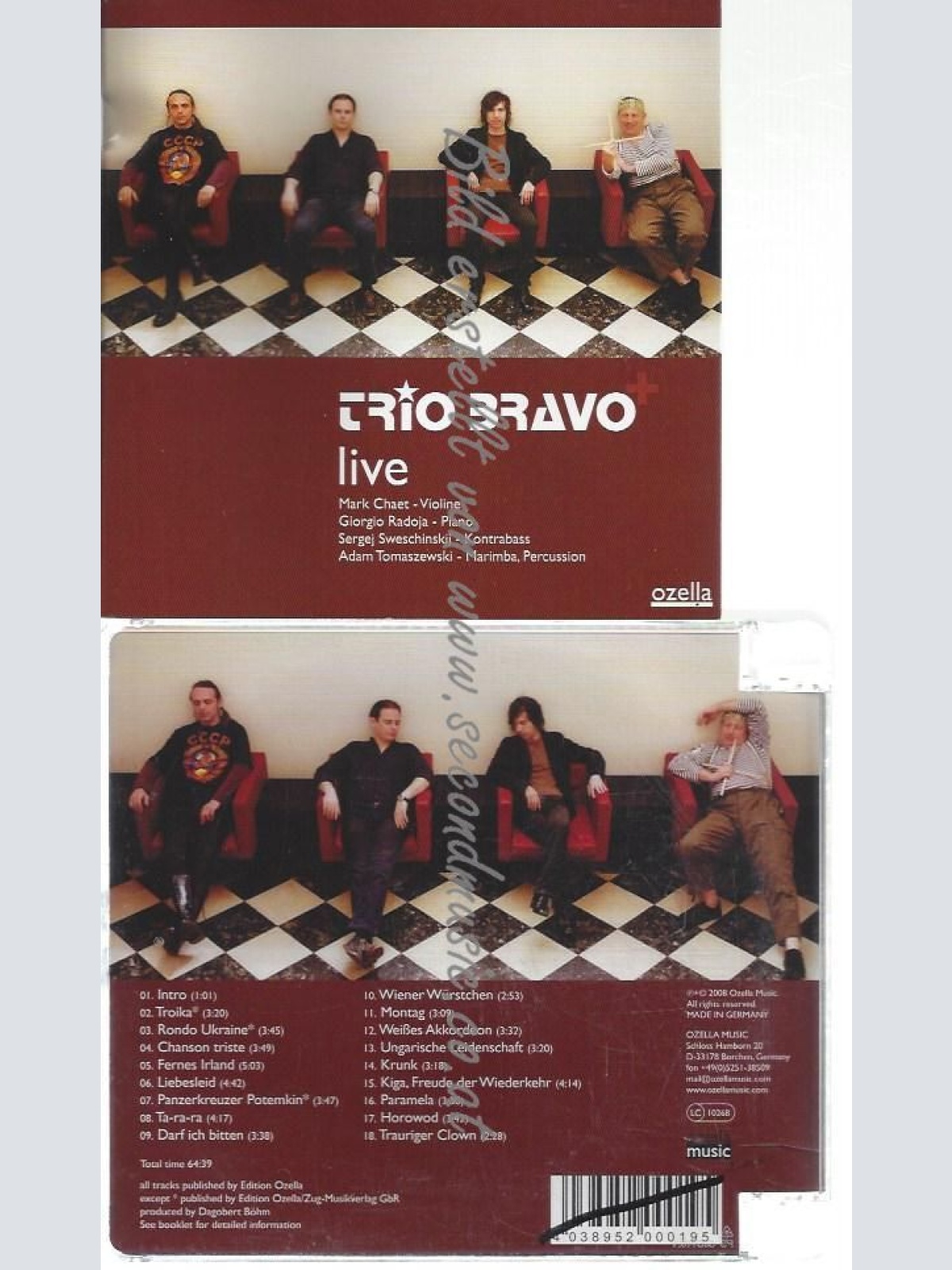 CD--TRIO BRAVO+--    LIVE