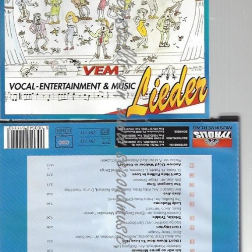 CD--VEM VOCALENSEMBLE MITTENDORF--    LIEDER