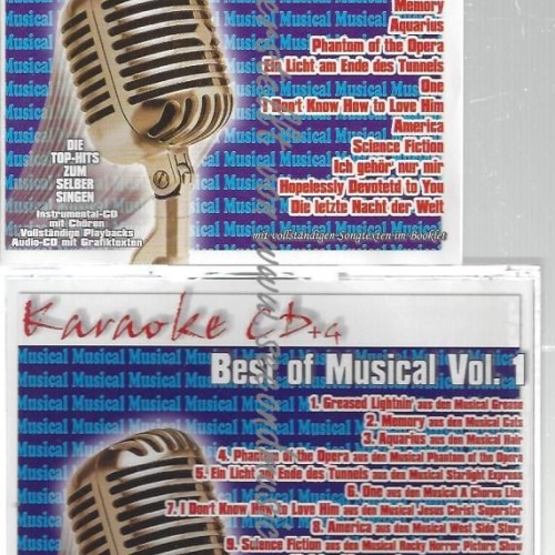 CD--KARAOKEFUN -    BEST OF MUSICAL VOL.1 - KARAOKE