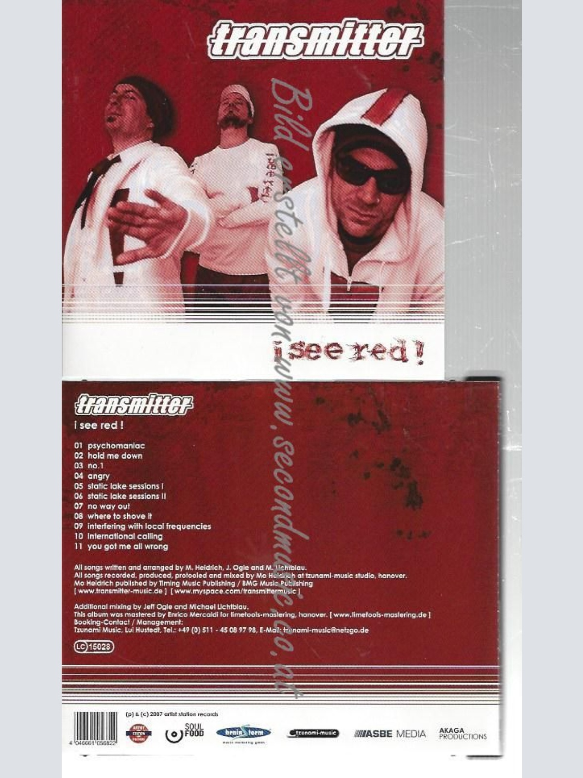 CD--TRANSMITTER--    I SEE RED !