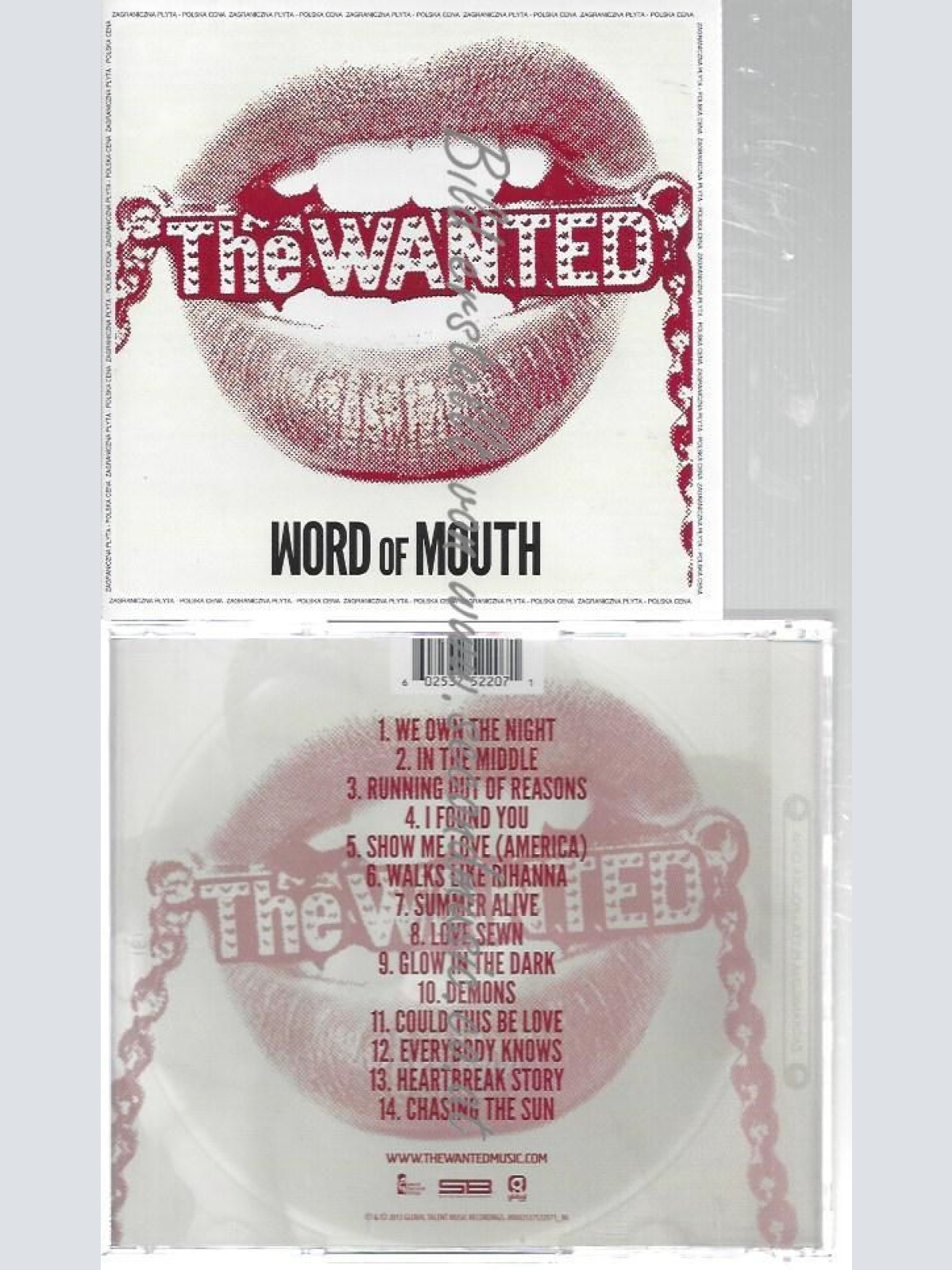CD--THE WANTED--    WANTED, THE-WORD OF MOUTH