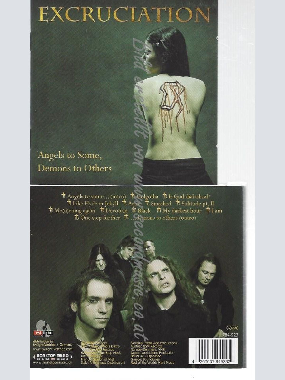 CD--EXCRUCIATION--    ANGELS TO SOME,DEMONS TO OTHER