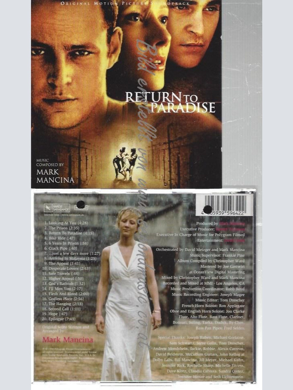 CD--Return to Paradise   // Mark Mancina