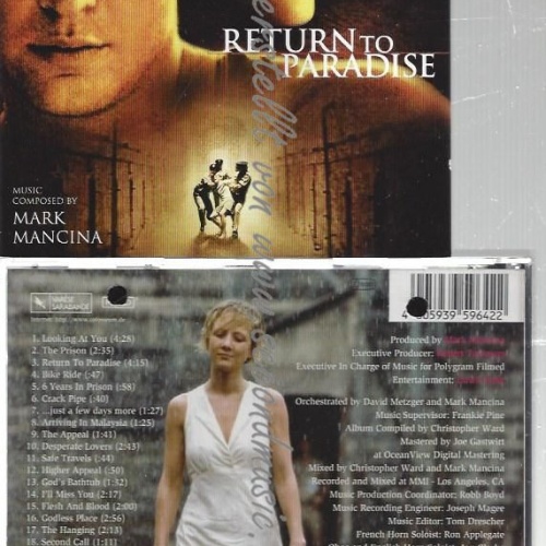 CD--Return to Paradise   // Mark Mancina