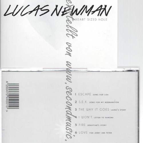 CD--LUCAS NEWMAN--    HEART SIZED HOLE [EXPLICIT]