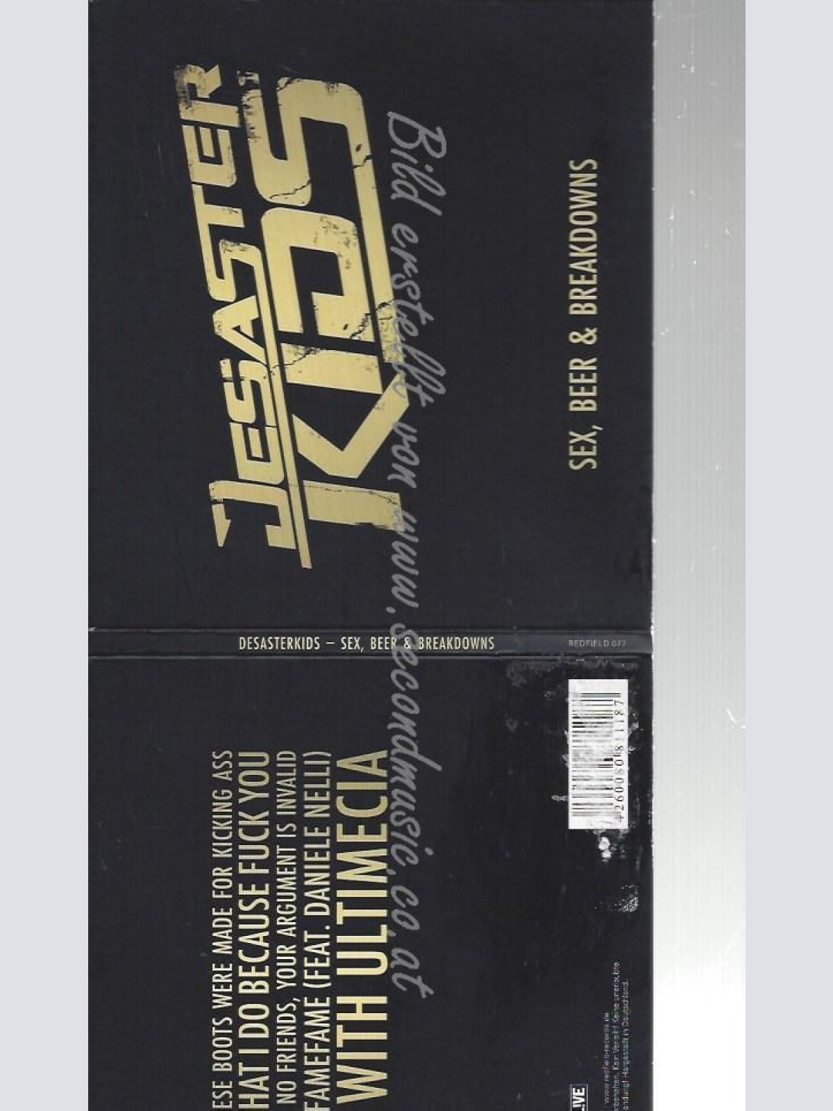 CD--DESASTERKIDS--    SEX, BEER & BREAKDOWNS [EXPLICIT]