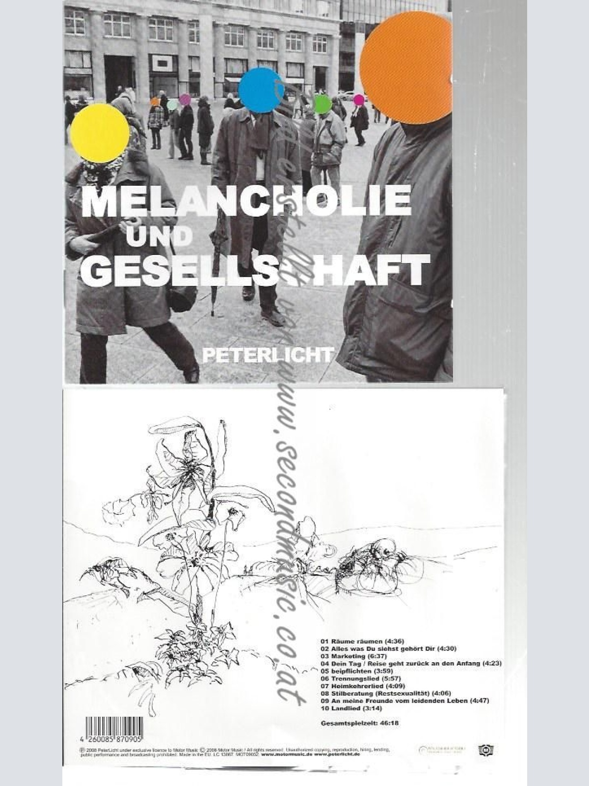 CD--PETERLICHT--    MELANCHOLIE UND GESELLSCHAFT