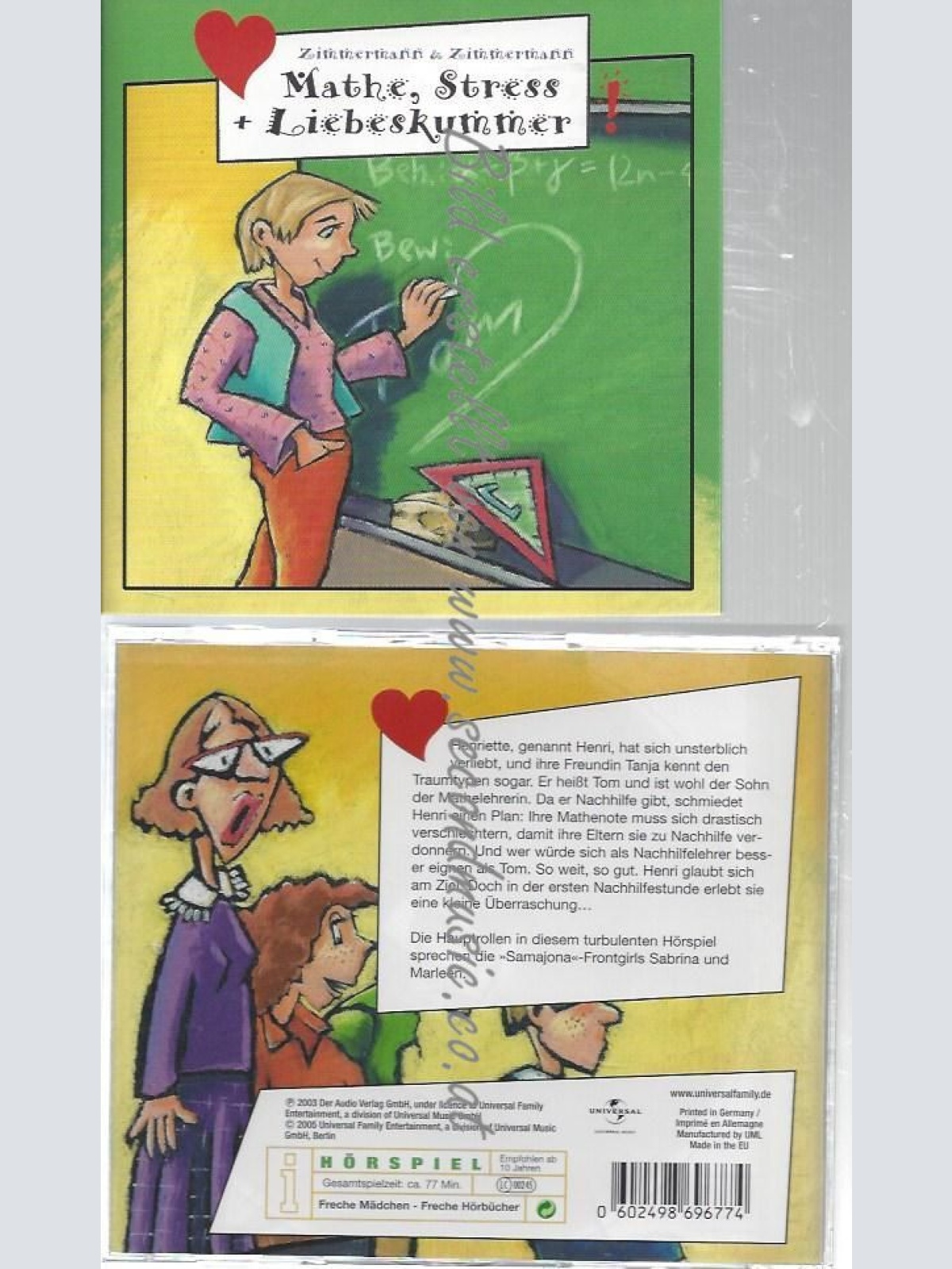 CD--FRECHE MÄDCHEN--    MATHE,STRESS+LIEBESKUMMER