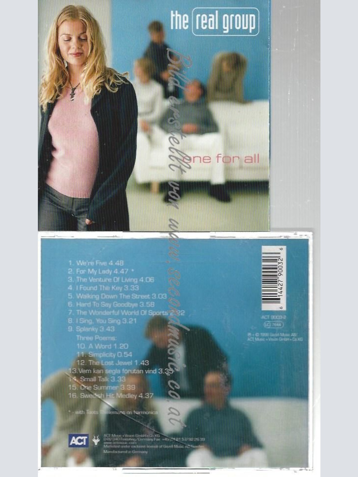 CD--THE REAL GROUP--    ONE FOR ALL