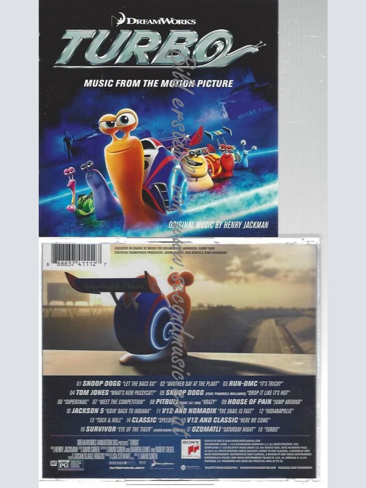 CD--ORIGINAL MOTION PICTURE SOUNDTRACK--    TURBO