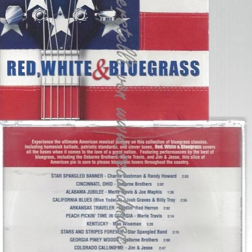 CD--VARIOUS ARTISTS--    RED, WHITE & BLUEGRASS