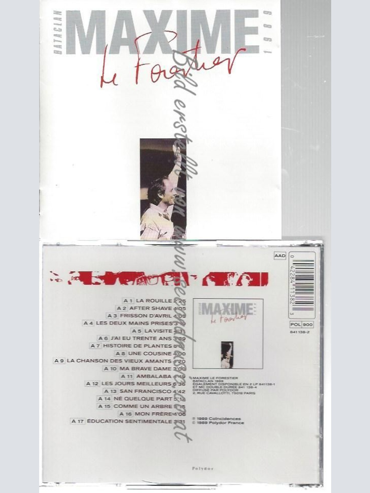 CD--MAXIME LE FORESTIER--    BATACLAN