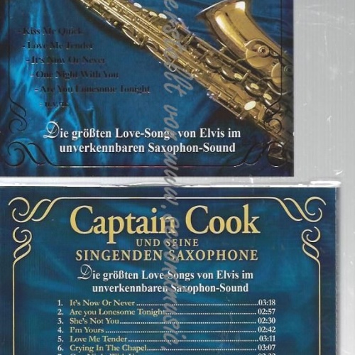 CD--ELVIS  CAPTAIN COOK -    DIE GRÖßTEN LOVE-SONGS