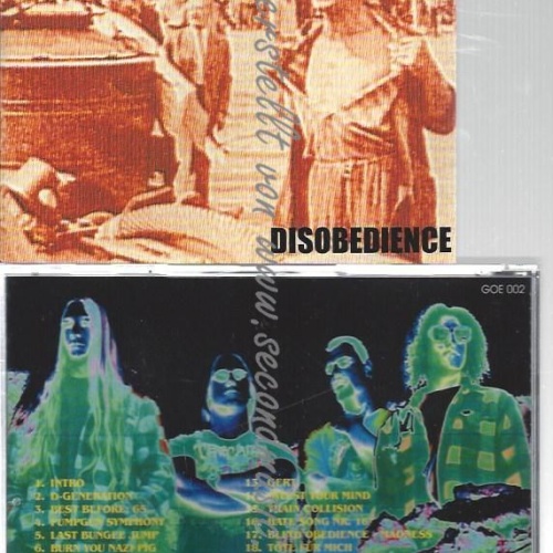 CD--GODS OF EMPTYNESS--    DISOBEDIENCE