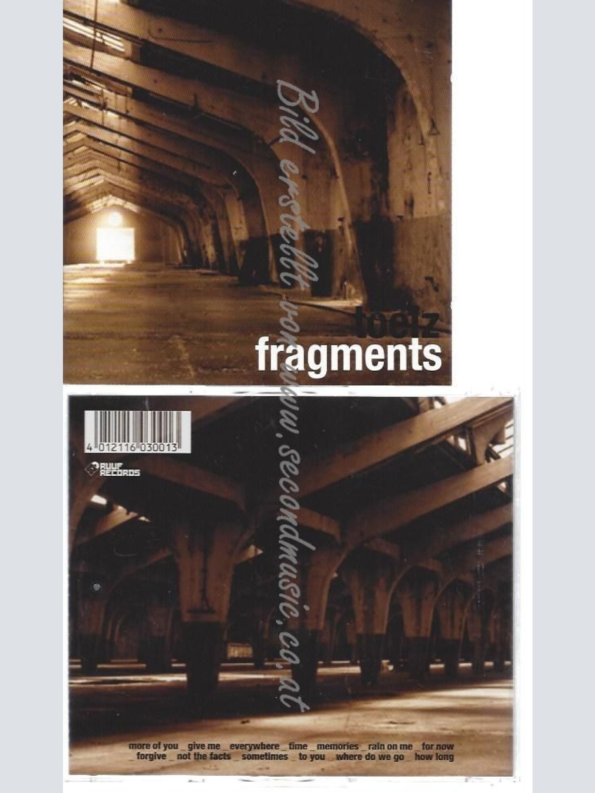 CD--TOELZ--    FRAGMENTS
