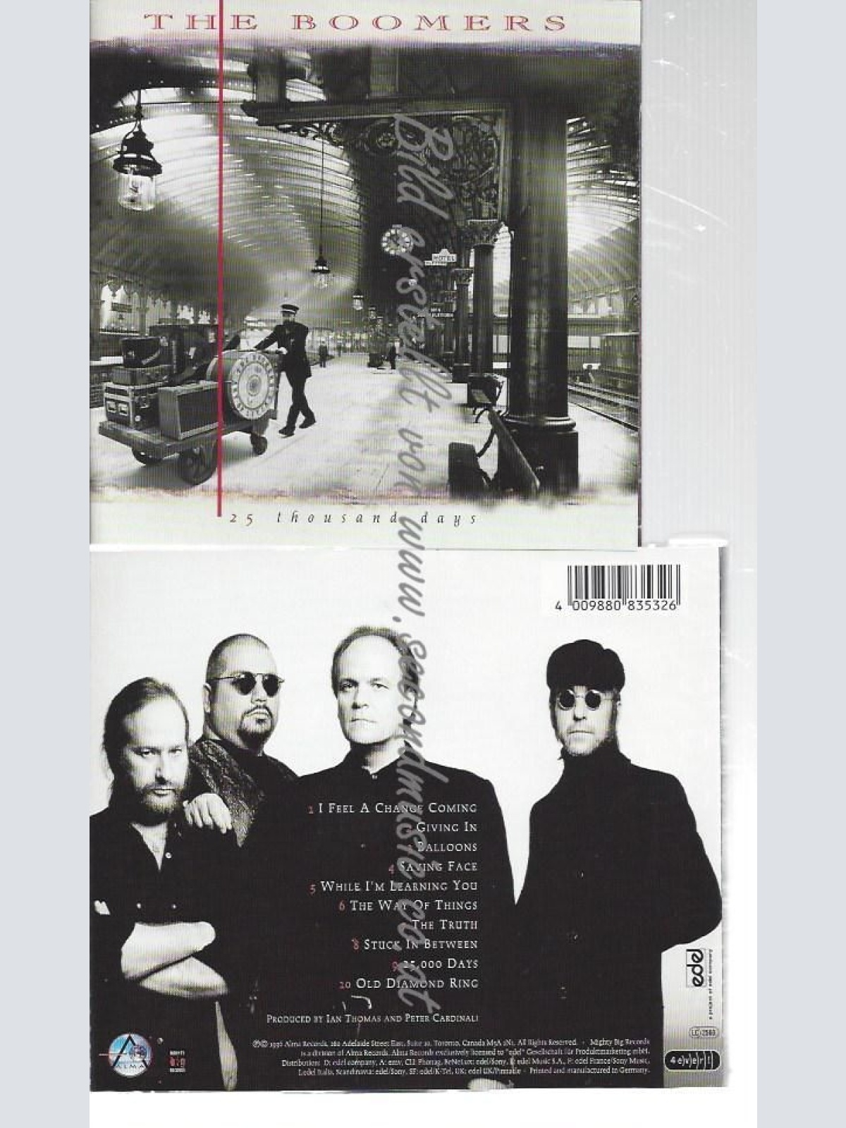 CD--THE BOOMERS--    25 THOUSAND DAYS