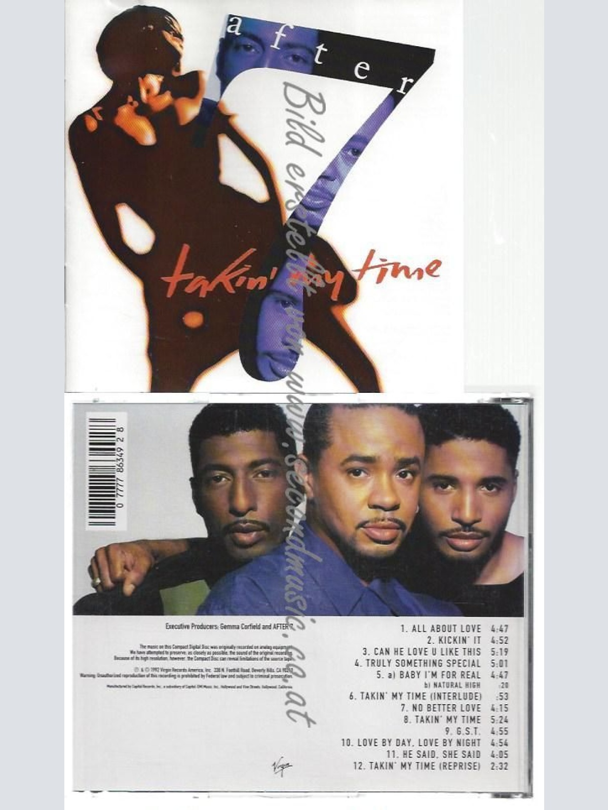 CD--AFTER --    TAKIN' MY TIME |