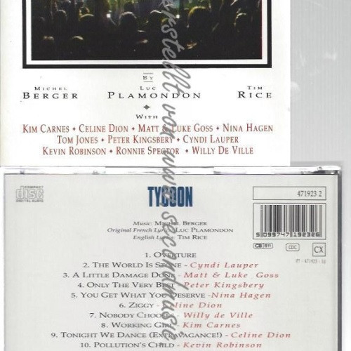 CD--CYNDI LAUPER UND CÚLINE DION--    TYCOON --