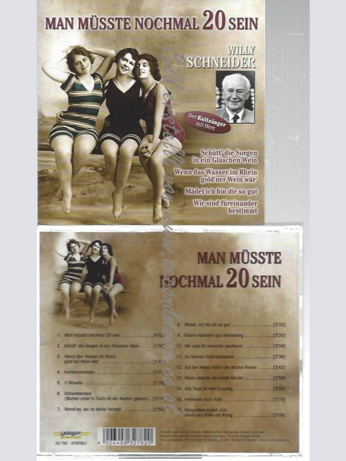 CD--WILLY SCHNEIDER--    MAN MÜSSTE NOCHMAL 20 SEIN