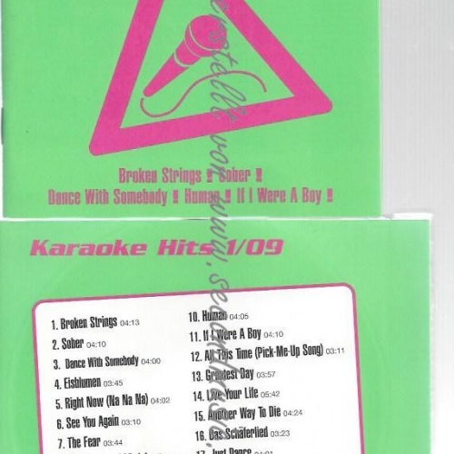 CD-- | KARAOKE    / VARIOUS--    KARAOKE HITS 1/09