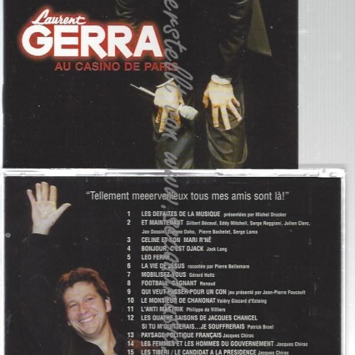 CD--LAURENT GERRA--    AU CASINO DE PARIS |