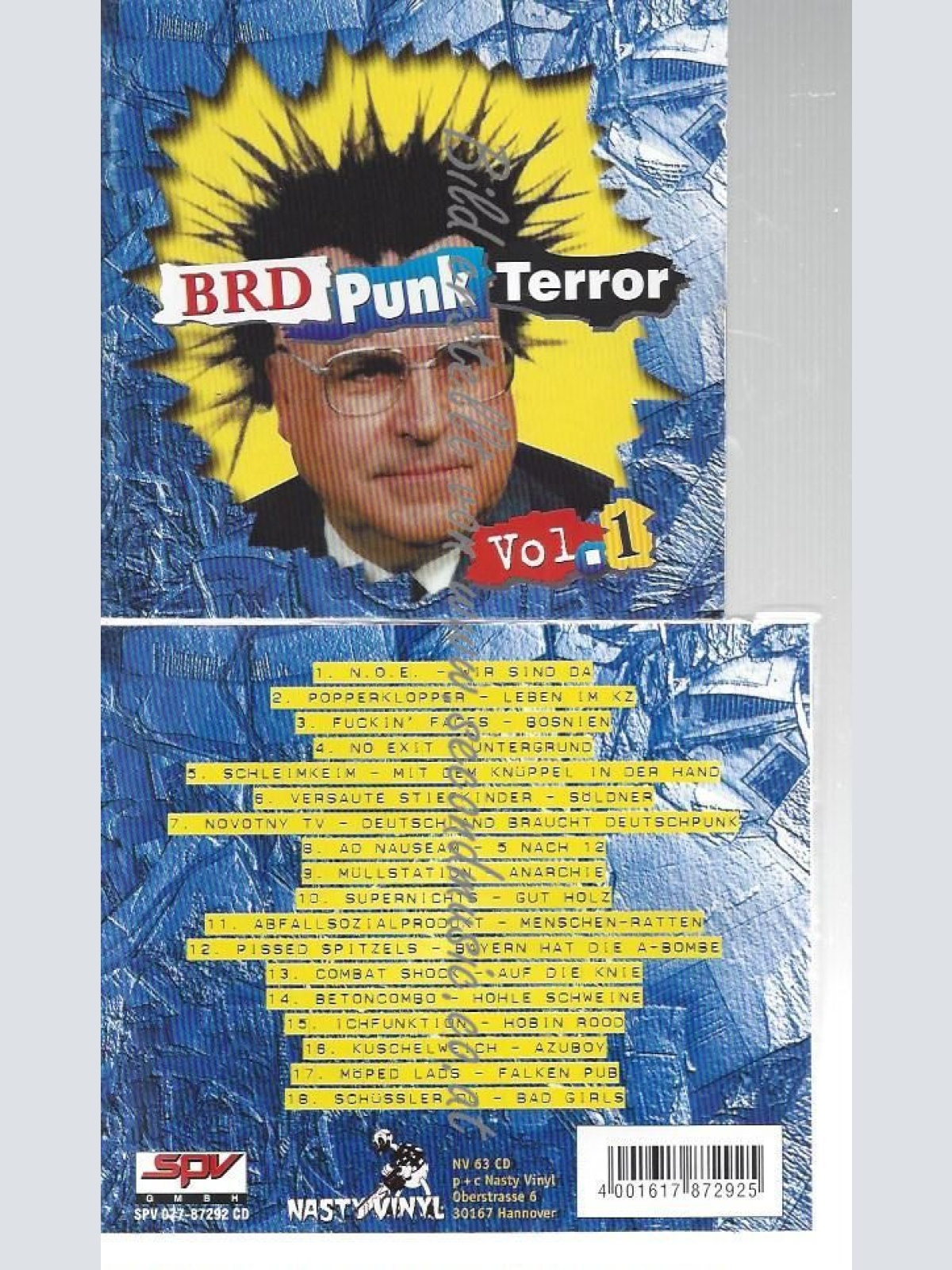 CD--VARIOUS--    BRD PUNK TERROR VOL.1