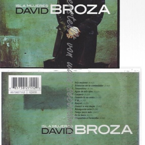 CD--DAVID BROZA--    ISLA MUJERES