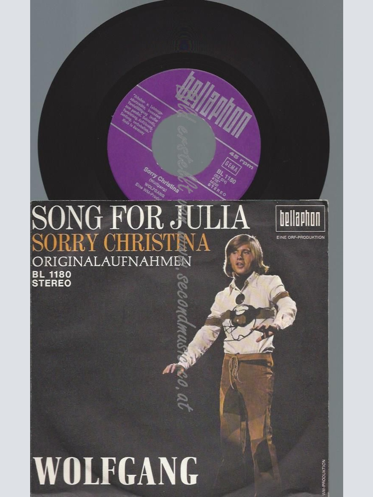 7"  Wolfgang  Song For Julia