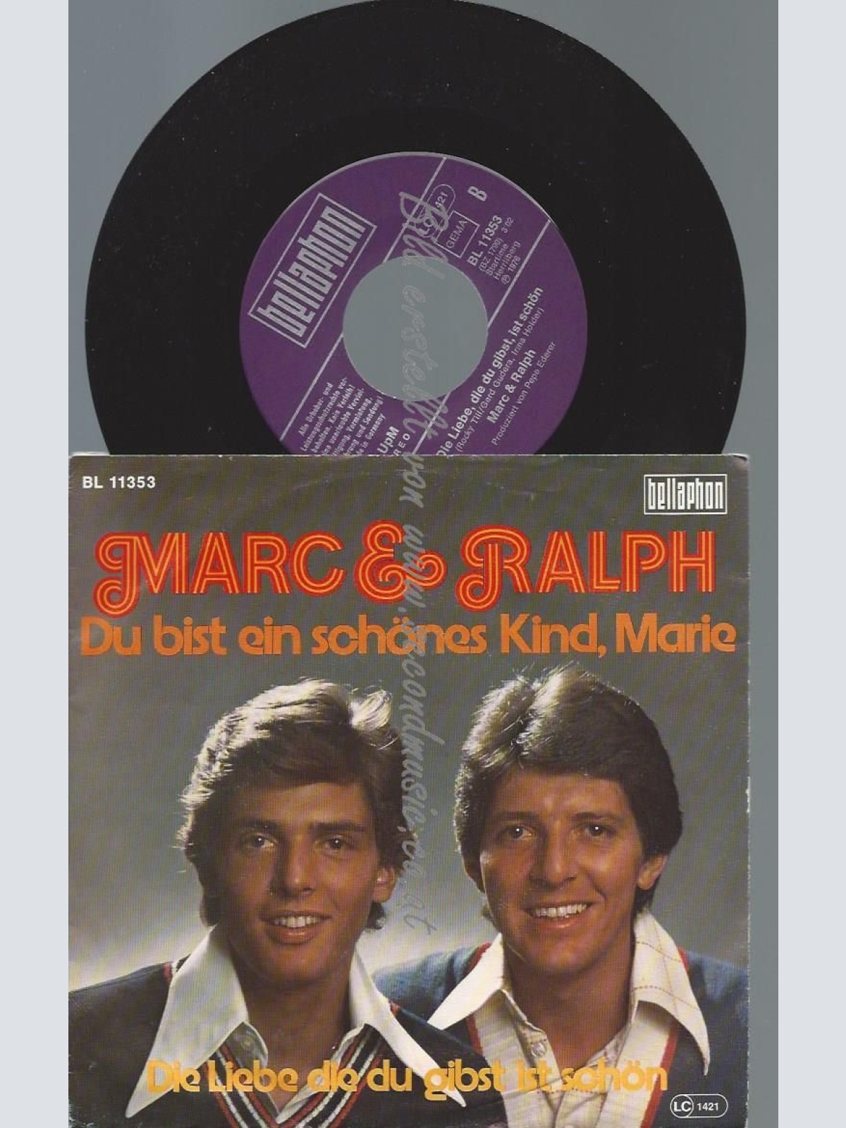 7"   Marc & Ralph  Du Bist Ein Schönes Kind, Marie