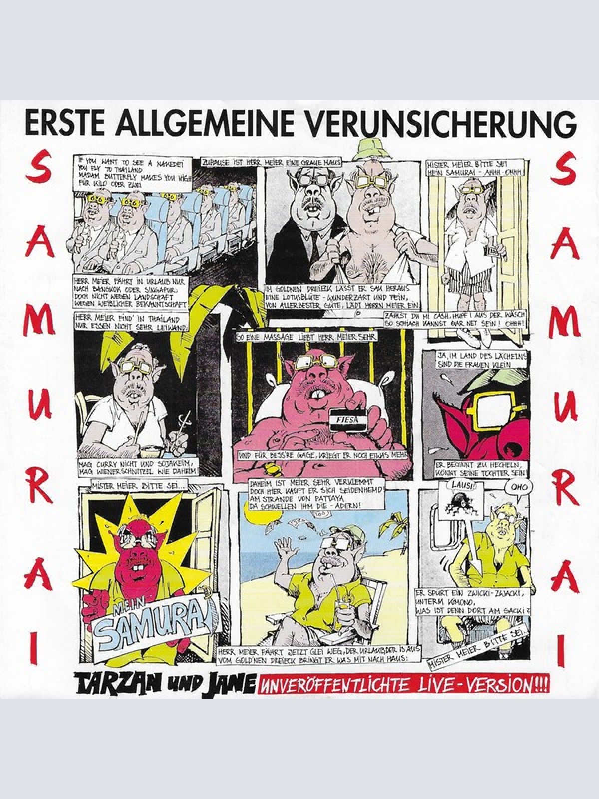 7", Single Erste Allgemeine Verunsicherung* - Samurai