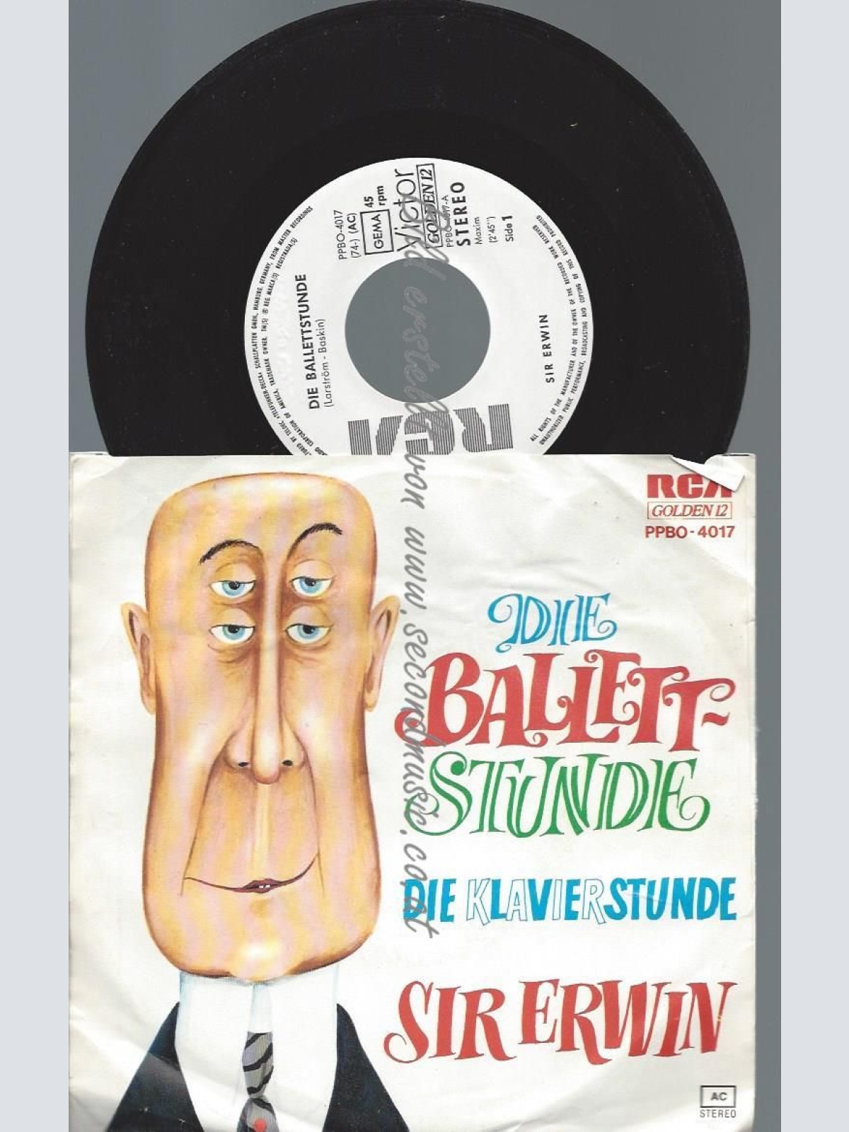 7"   Sir Erwin  Die Ballettstunde  // PROMO