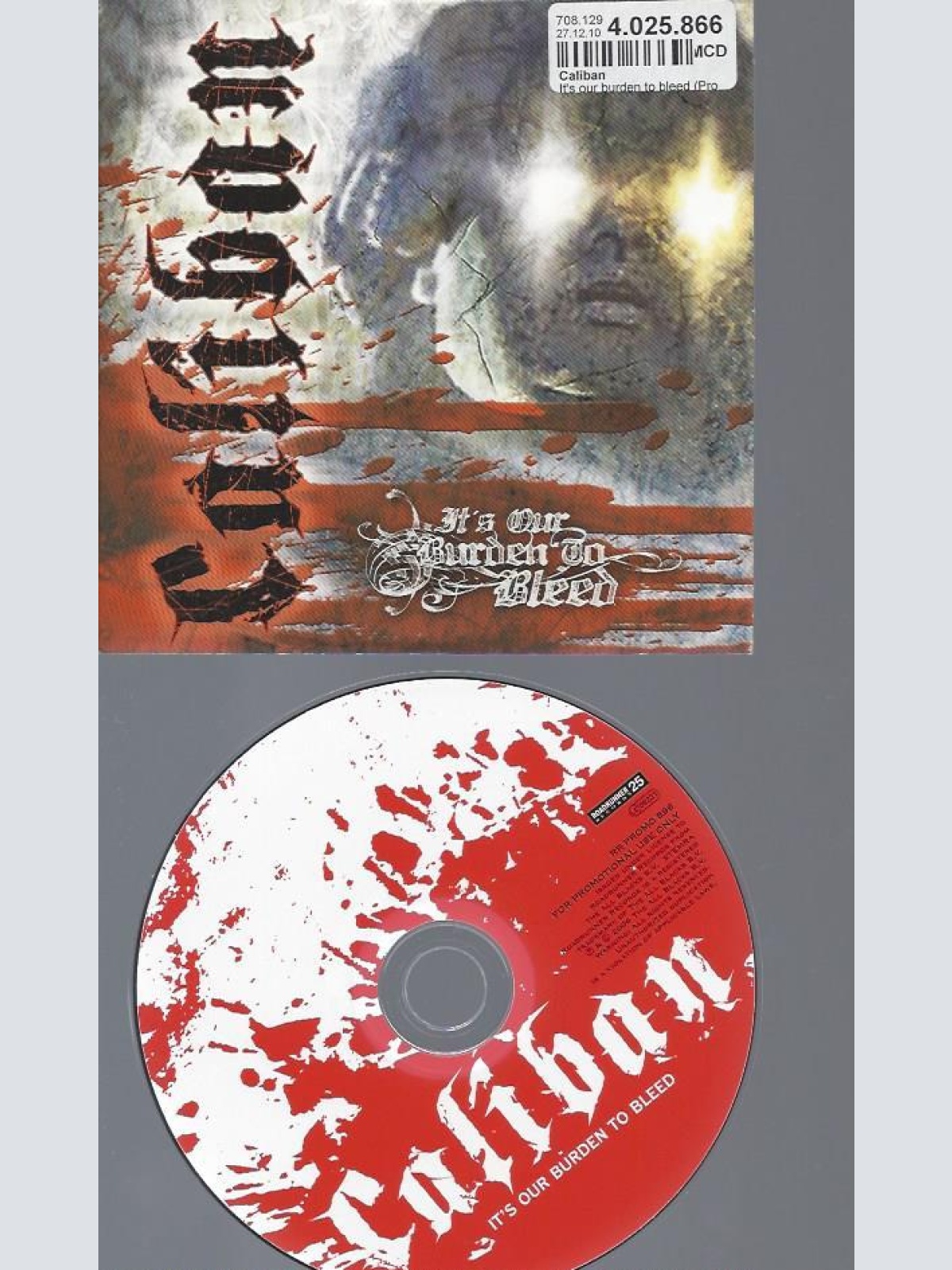 CD-- Caliban  It's Our Burden To Bleed     // PROMO
