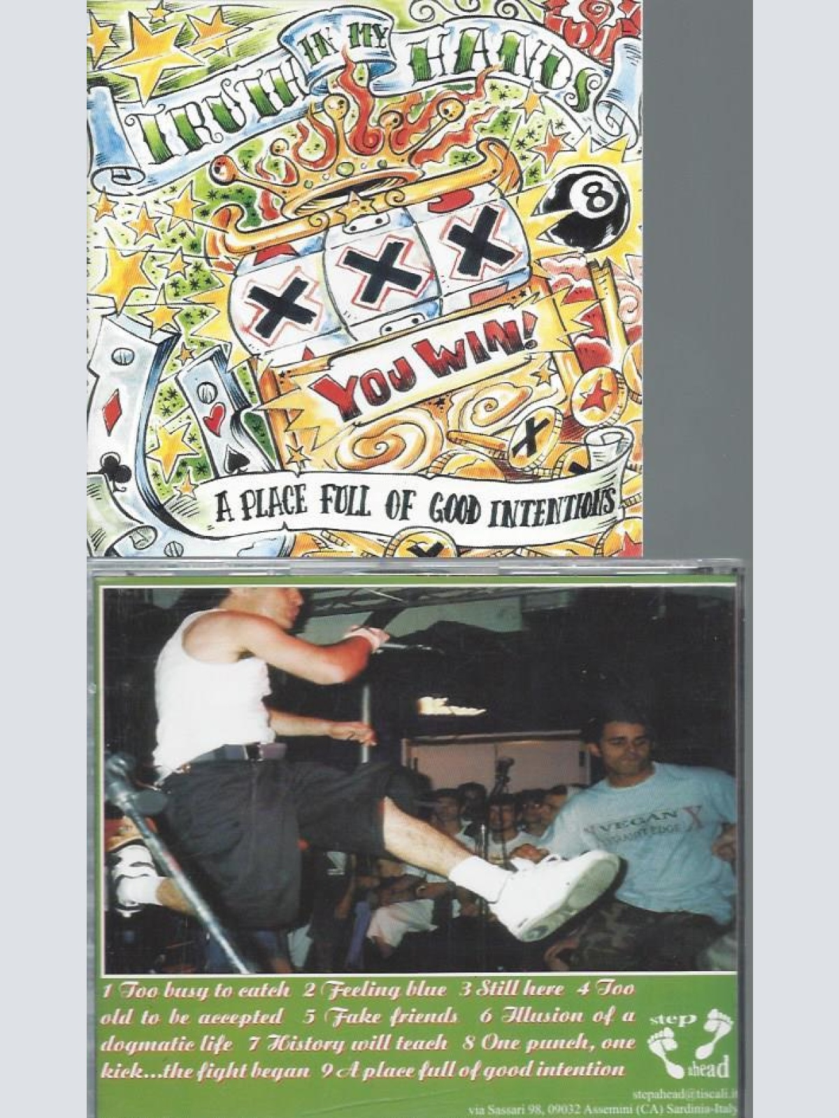 CD--  Truth In My Hands  A Place Full Of Good Intentions