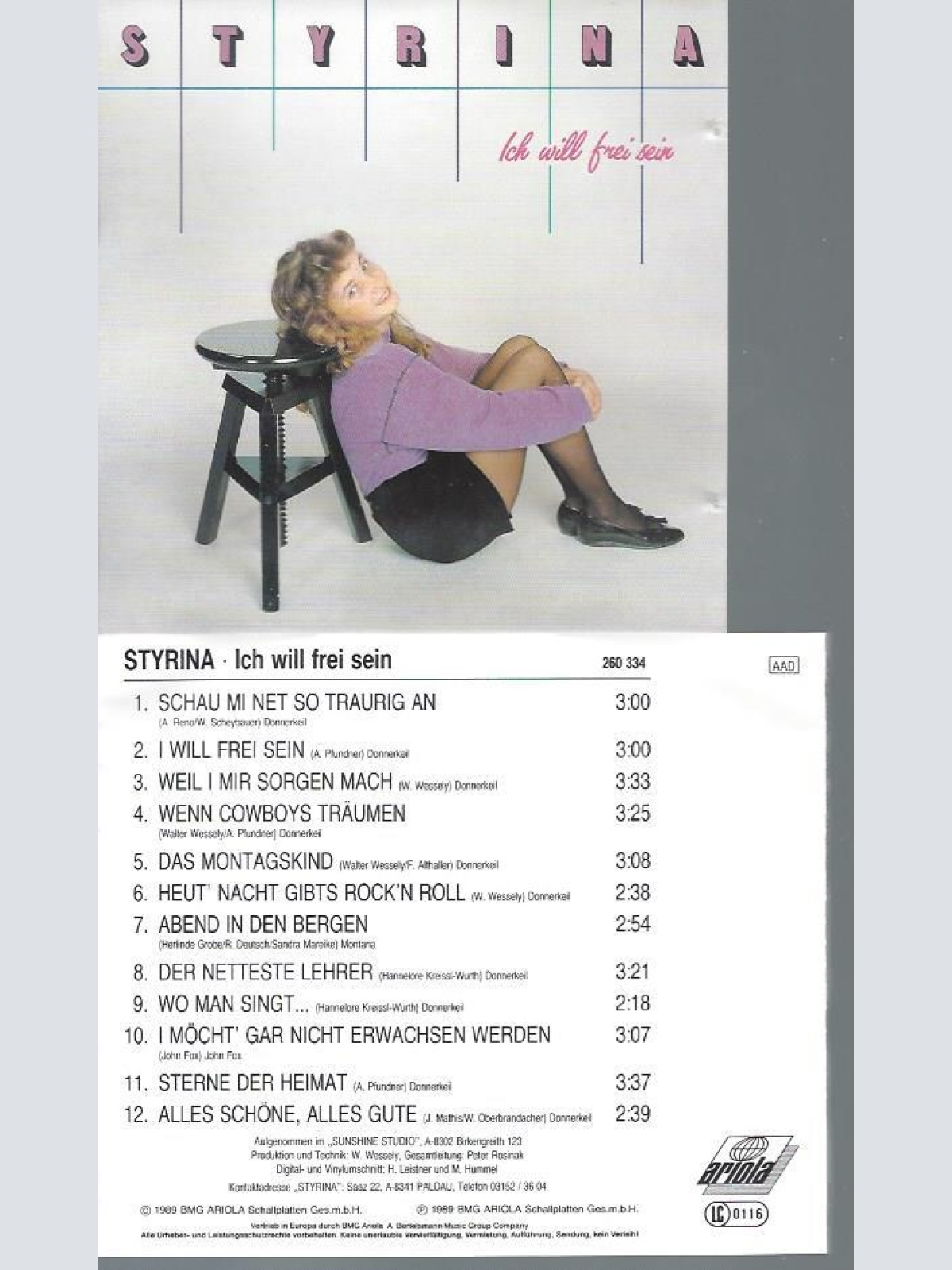 CD--STYRINA ICH WILL FREI SEIN