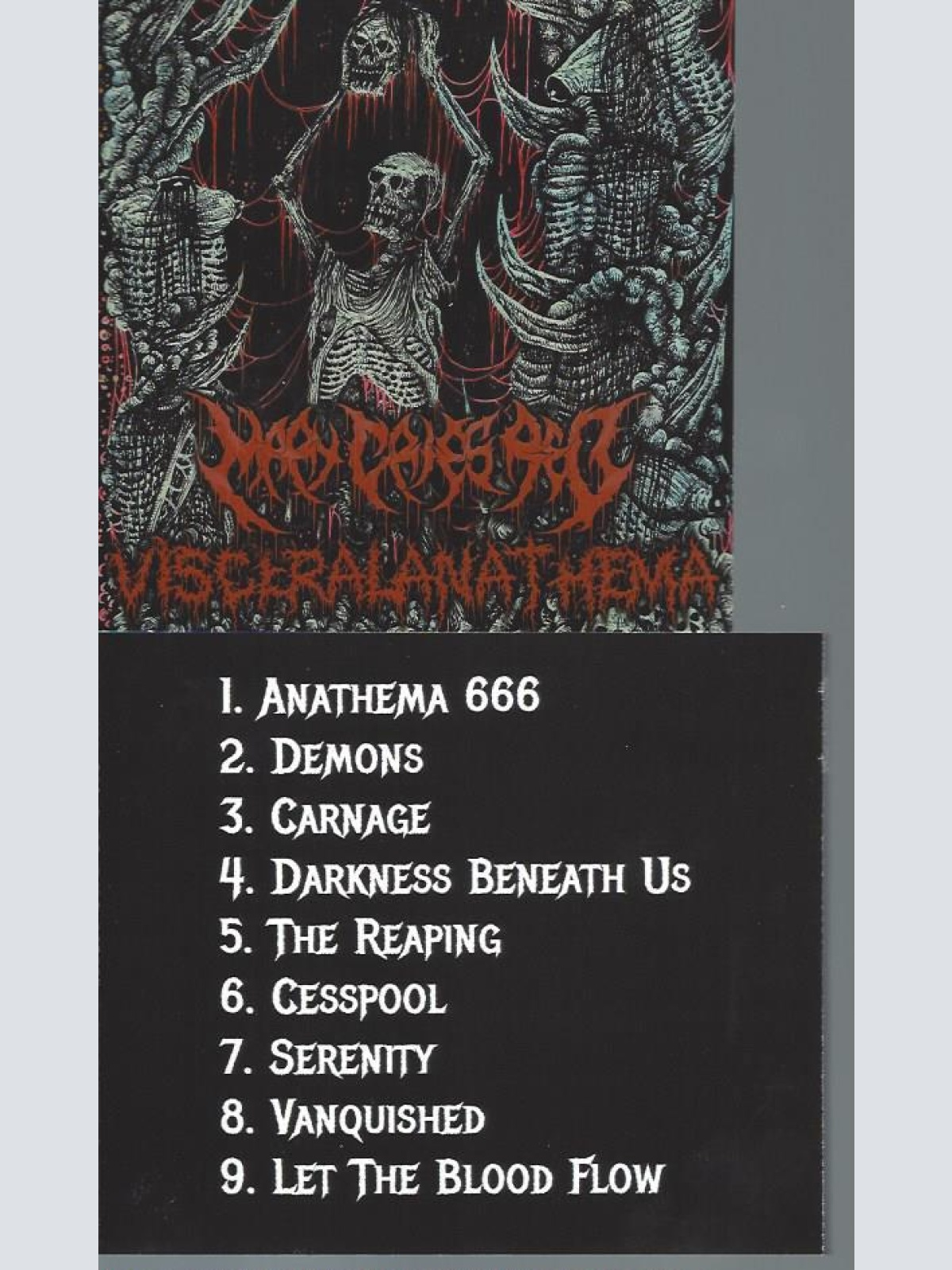 CD--mary cries red - visceral anathema