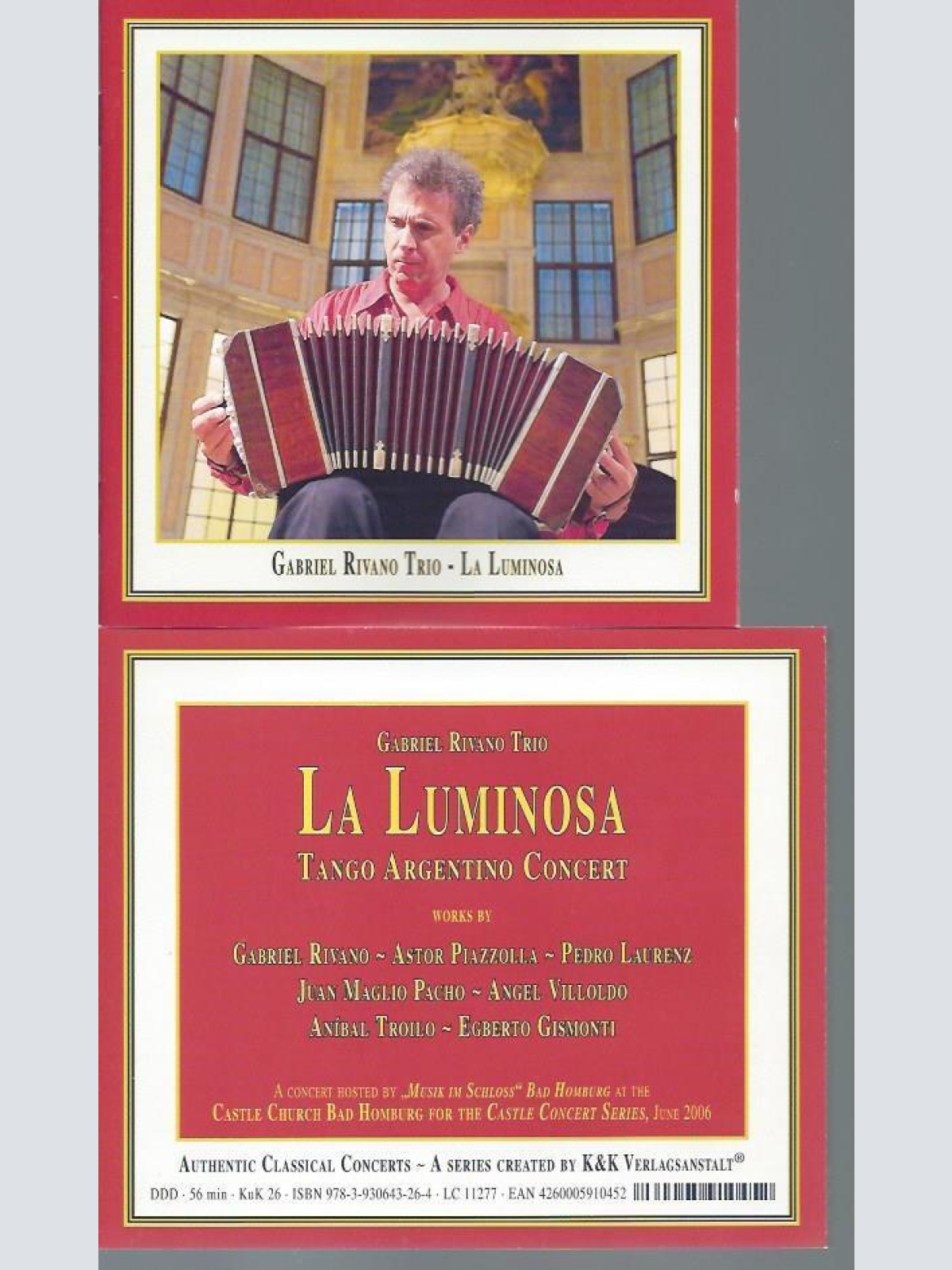 CD-- GABRIEL RIVANO TRIO LA LUMINOSA