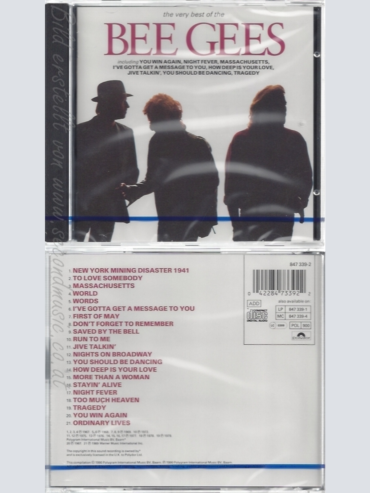 CD--NM-SEALED-BEE GEES -1990- -- THE VERY BEST