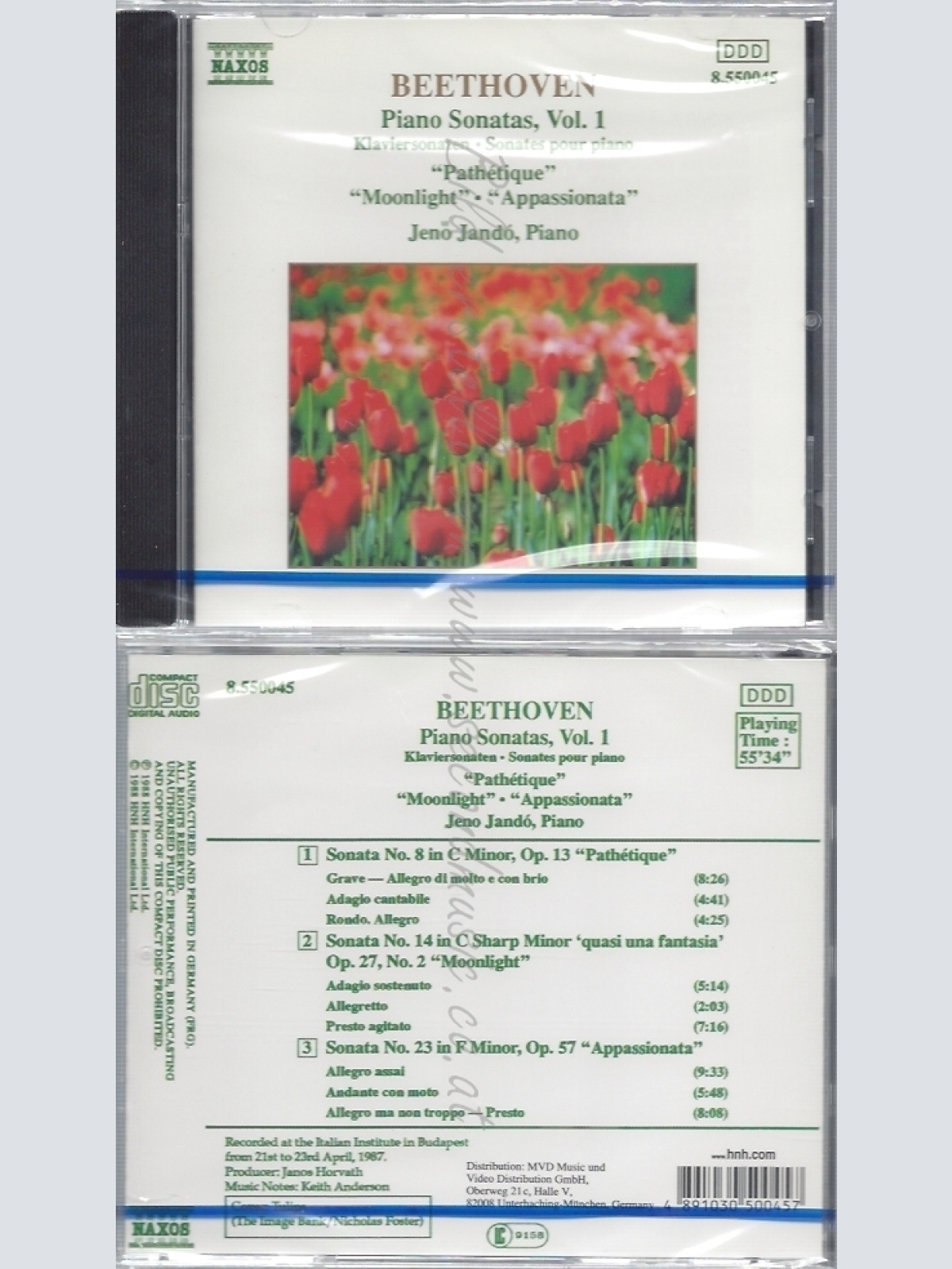 CD--NM-SEALED-JENÖ JANDO UND LUDWIG VAN BEETHOVEN -KOMPONIST- -1987- -- KLAVIER