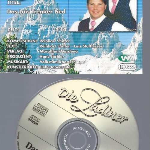 CD--DIE LADINER DAS LUIS TRENKER LIED // PROMO