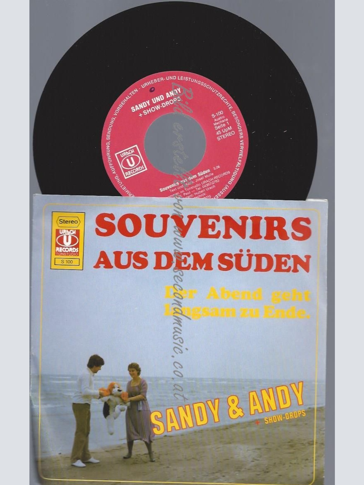 7" SANDY & ANDY SOUVENIRS AUS DEM SÜDEN