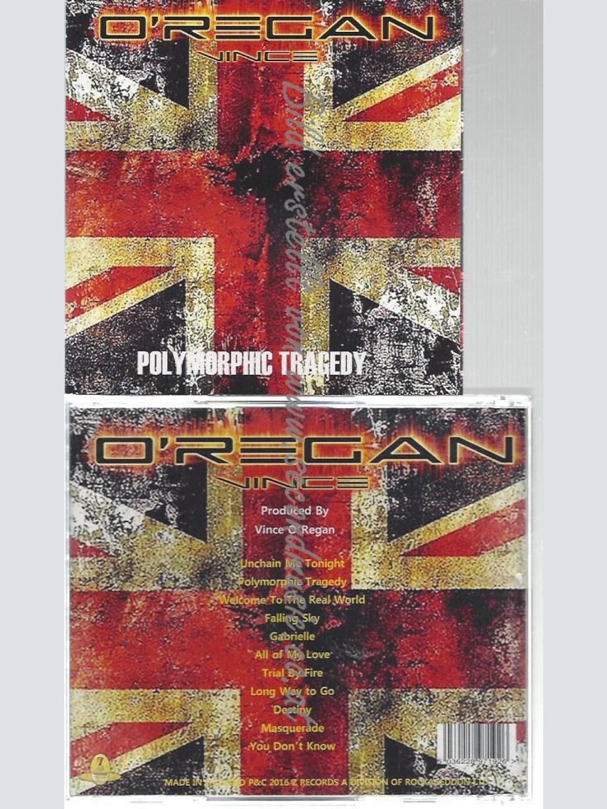 CD--O'REGAN--    POLYMORPHIC TRAGEDY