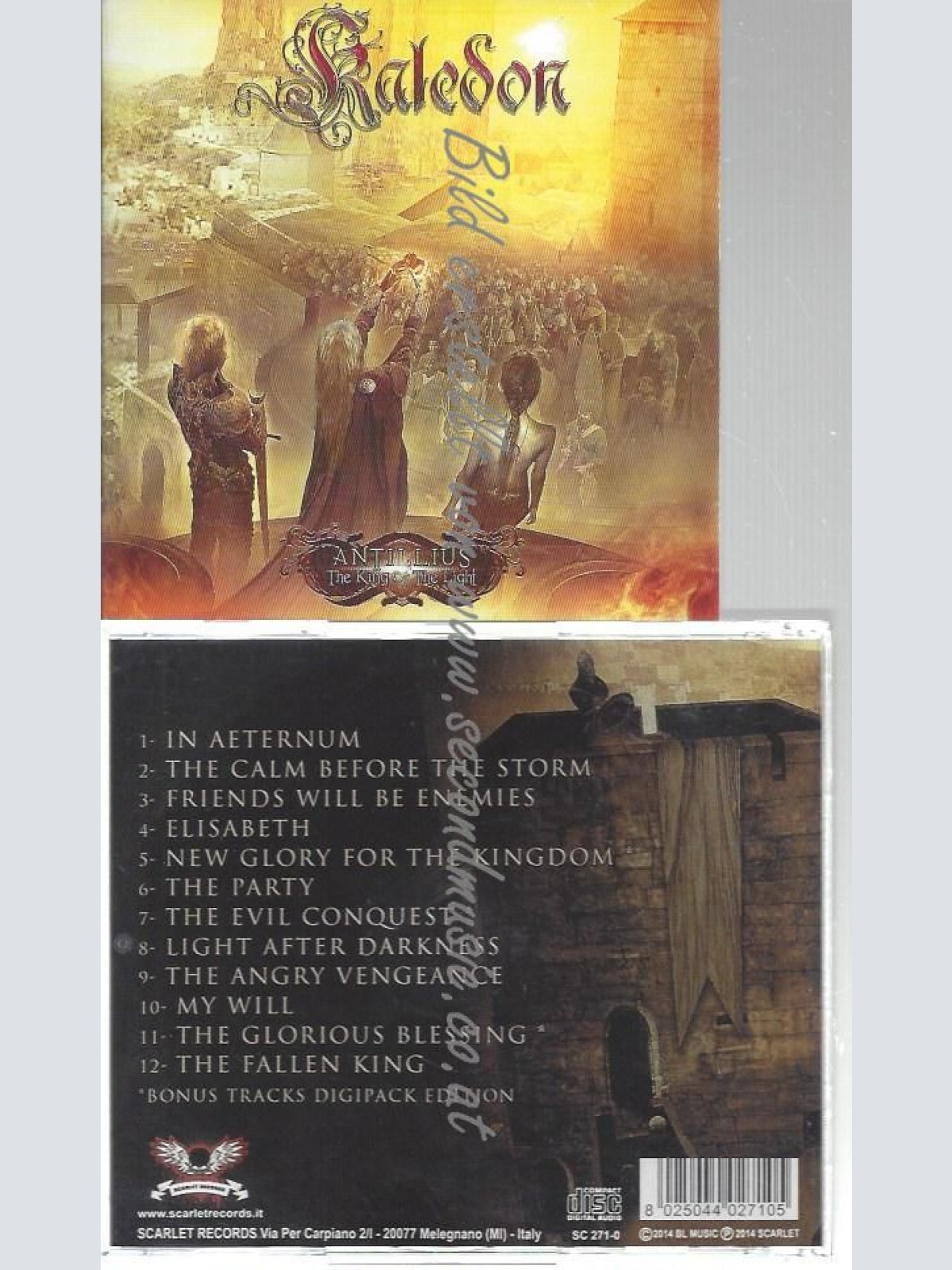 CD--KALEDON--    ANTILLIUS: THE KING OF THE LIGHT