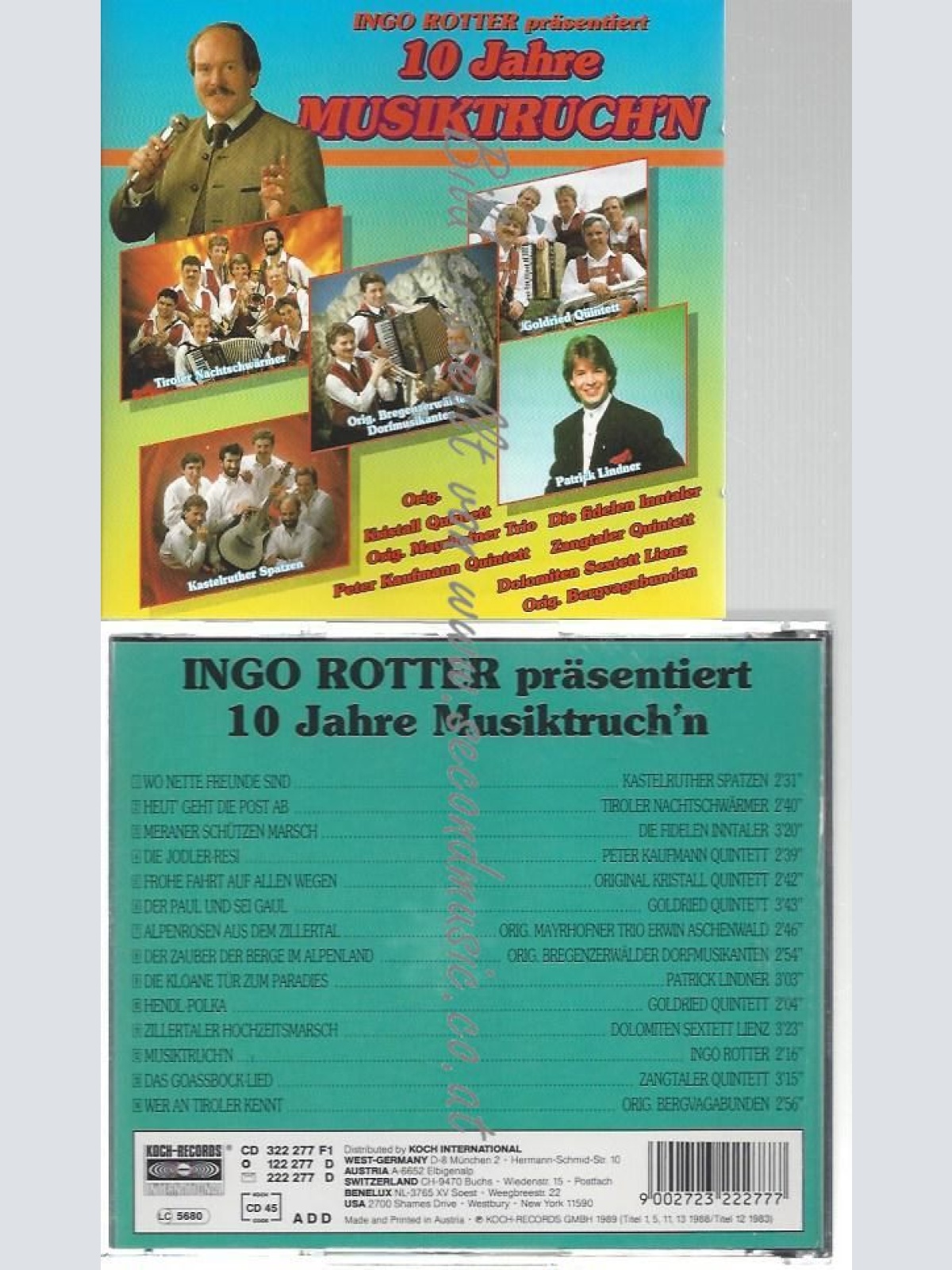 CD--Ingo Rotter präsentiert 10 Jahre Musiktruch'n