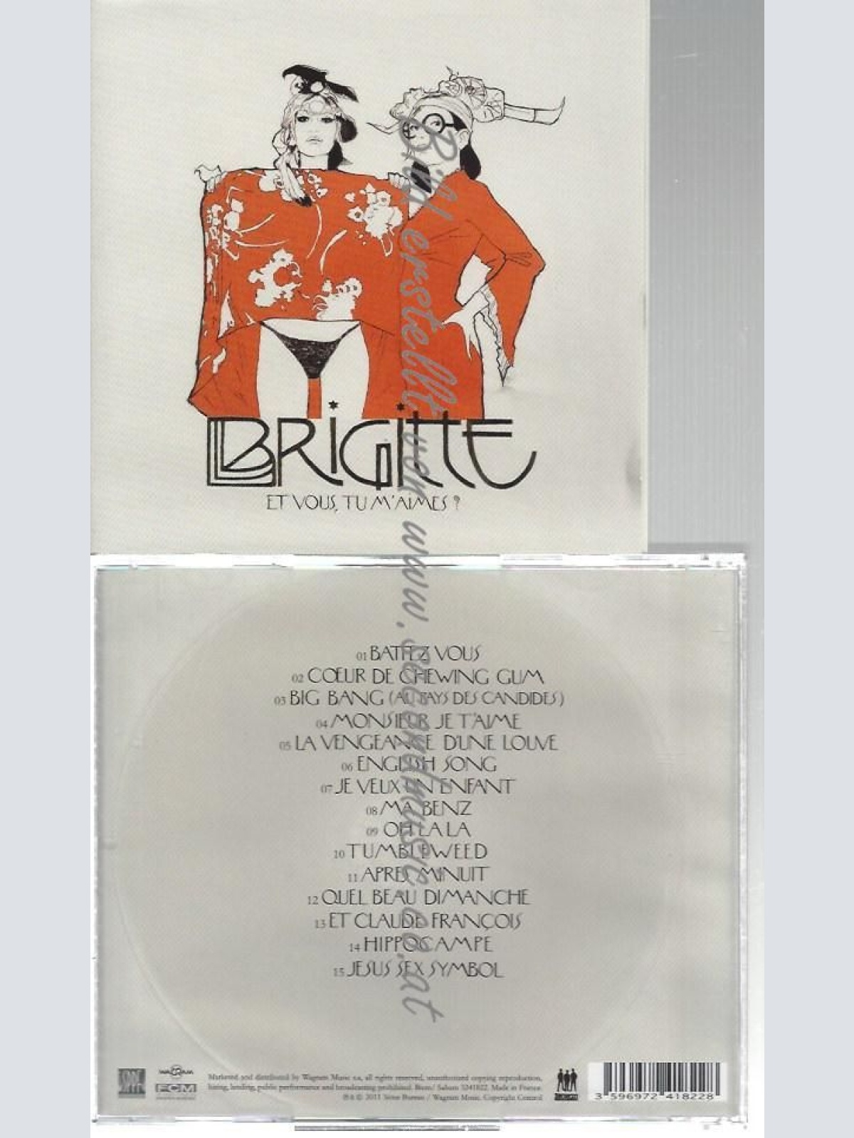 CD-- Brigitte   Et Vous, Tu M'Aimes
