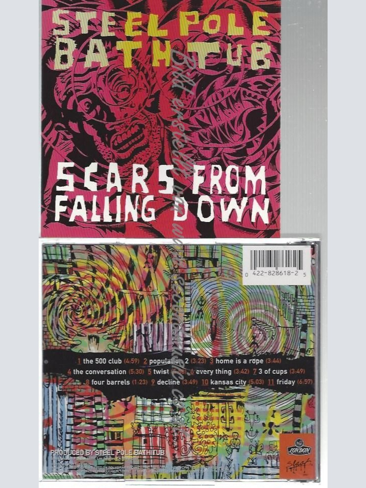 CD-- Steel Pole Bath Tub  Scars From Falling Down