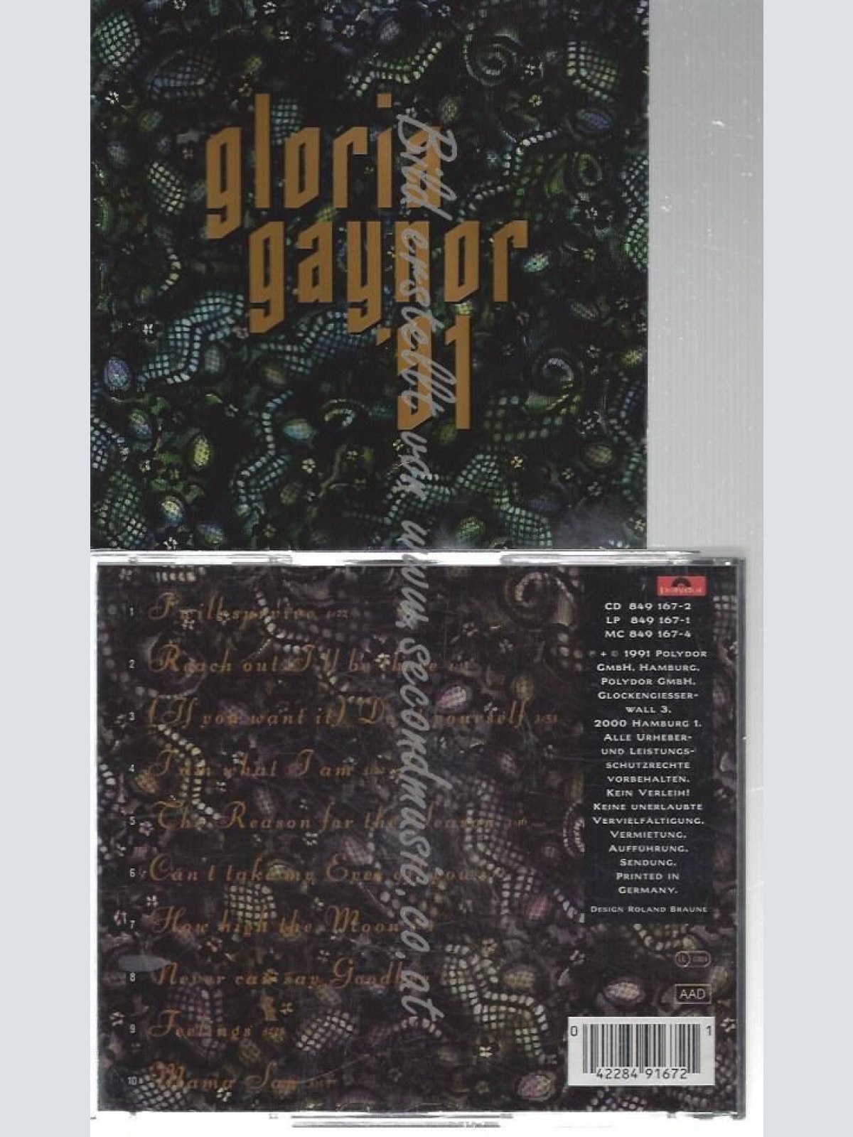 CD--GLORIA GAYNOR--    91'