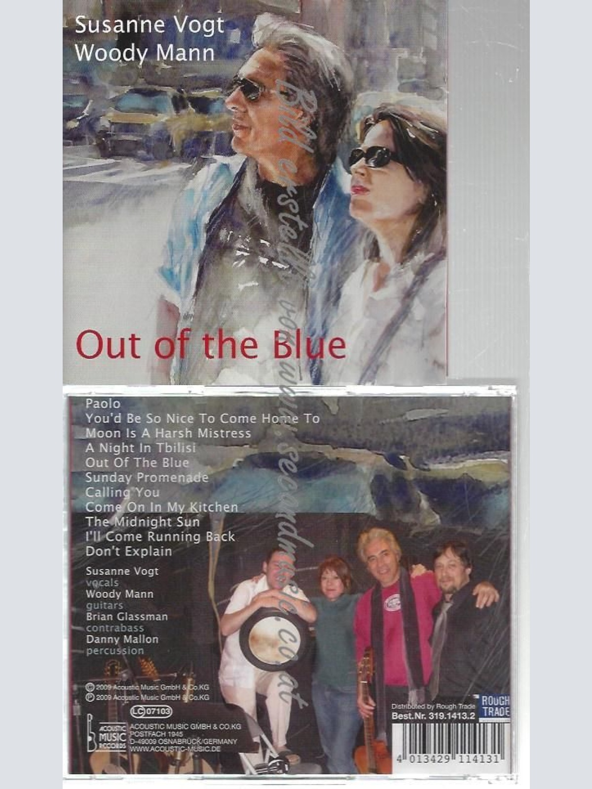 CD--SUSANNE VOGT AND WOODY MANN--    OUT OF THE BLUE
