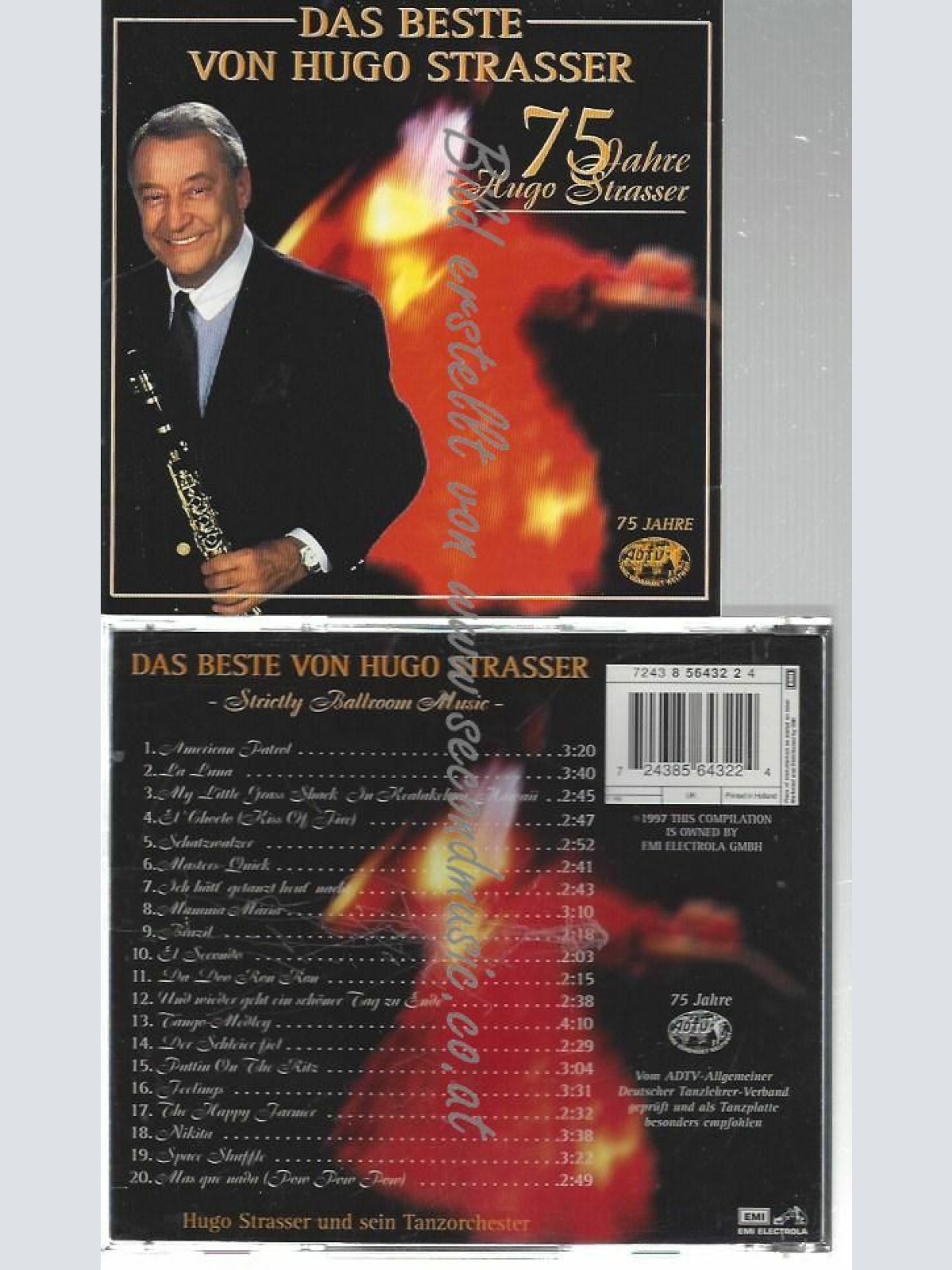 CD--HUGO STRASSER - UND SEIN TANZORCHESTER--    DAS BESTE